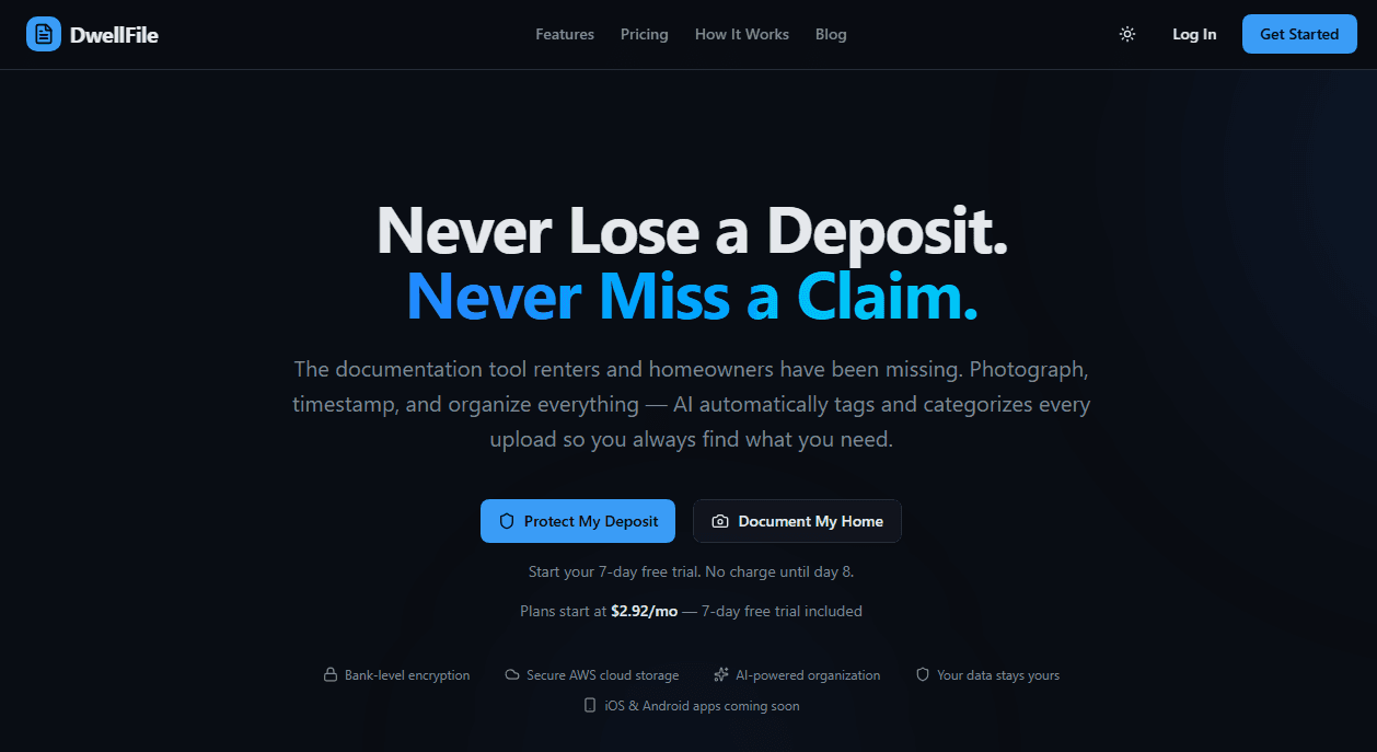 DwellFile screenshot