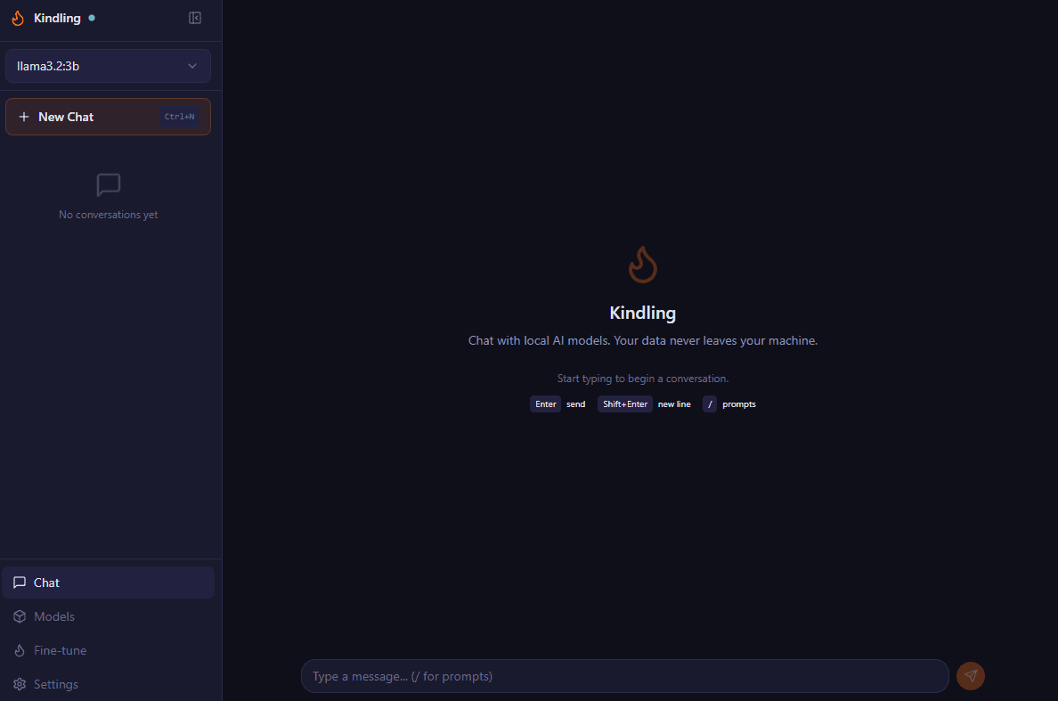Kindling screenshot