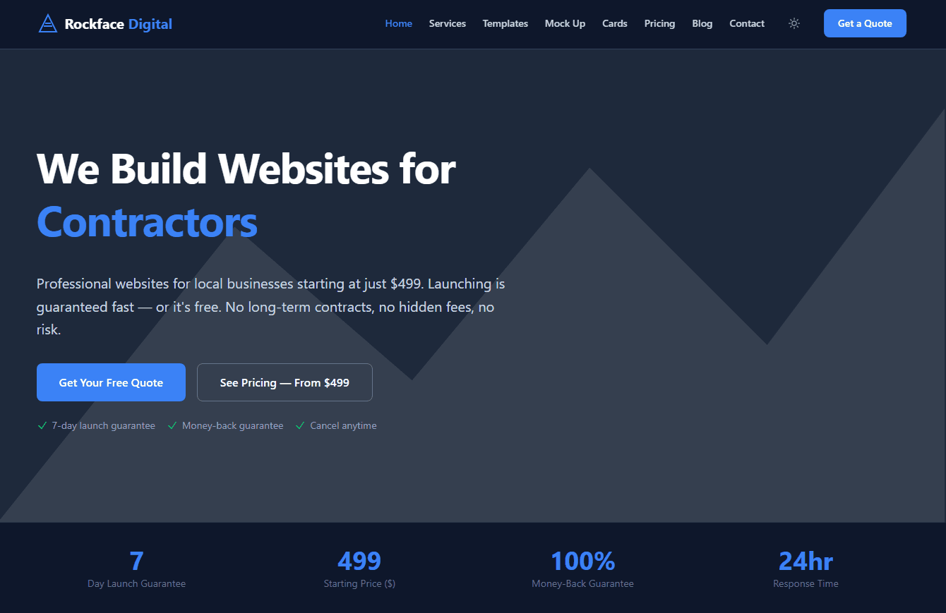 Rockface Digital screenshot